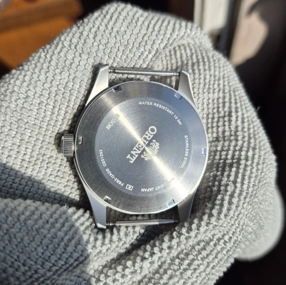 Orient Defender II Automatic Watch, Black Dial, Satin Silver Case, Nato Strap - Picture 5 of 10